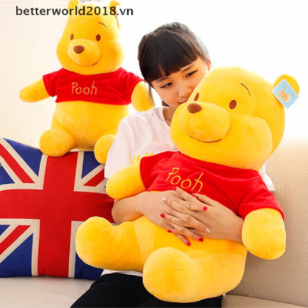 DISNEY 1 Chú Gấu Pooh Nhồi Bông Mềm Mại Đáng Yêu Thời Trang 2018
