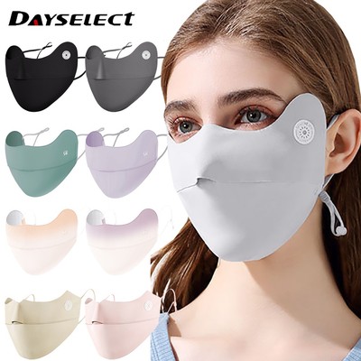Khẩu trang chống nắng tia uv DAYSELECT bằng thun lạnh thoáng khí tùy chỉnh cho nam nữ