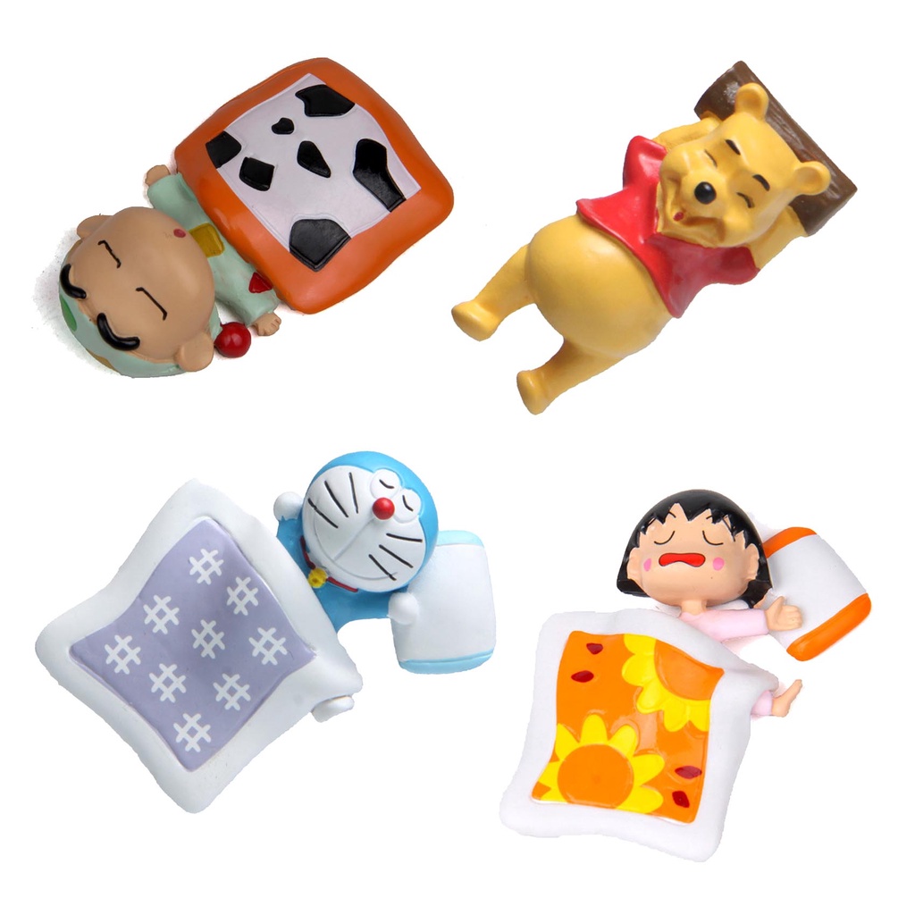 Phiên Bản Ngủ Maruko Shin-Chan Doraemon Gấu Pooh Ba Chiều Phiên Bản Hàn Quốc Khóa Nam Châm Sáng Tạo