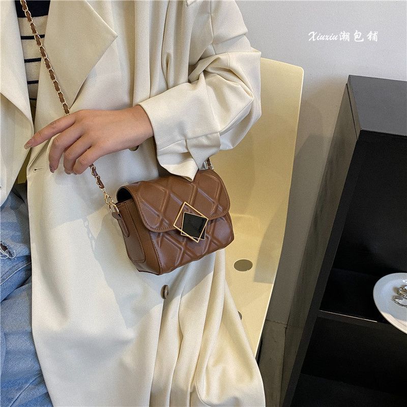 Túi kẹp nách dây xích trần trám túi đeo chéo nữ thời trang đi chơi đi làm