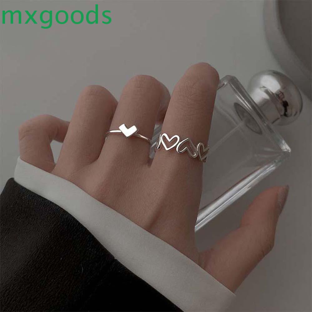 Nhẫn Đồng Hình Trái Tim Thiết Kế Đơn Giản Thời Trang Cho Nữ
