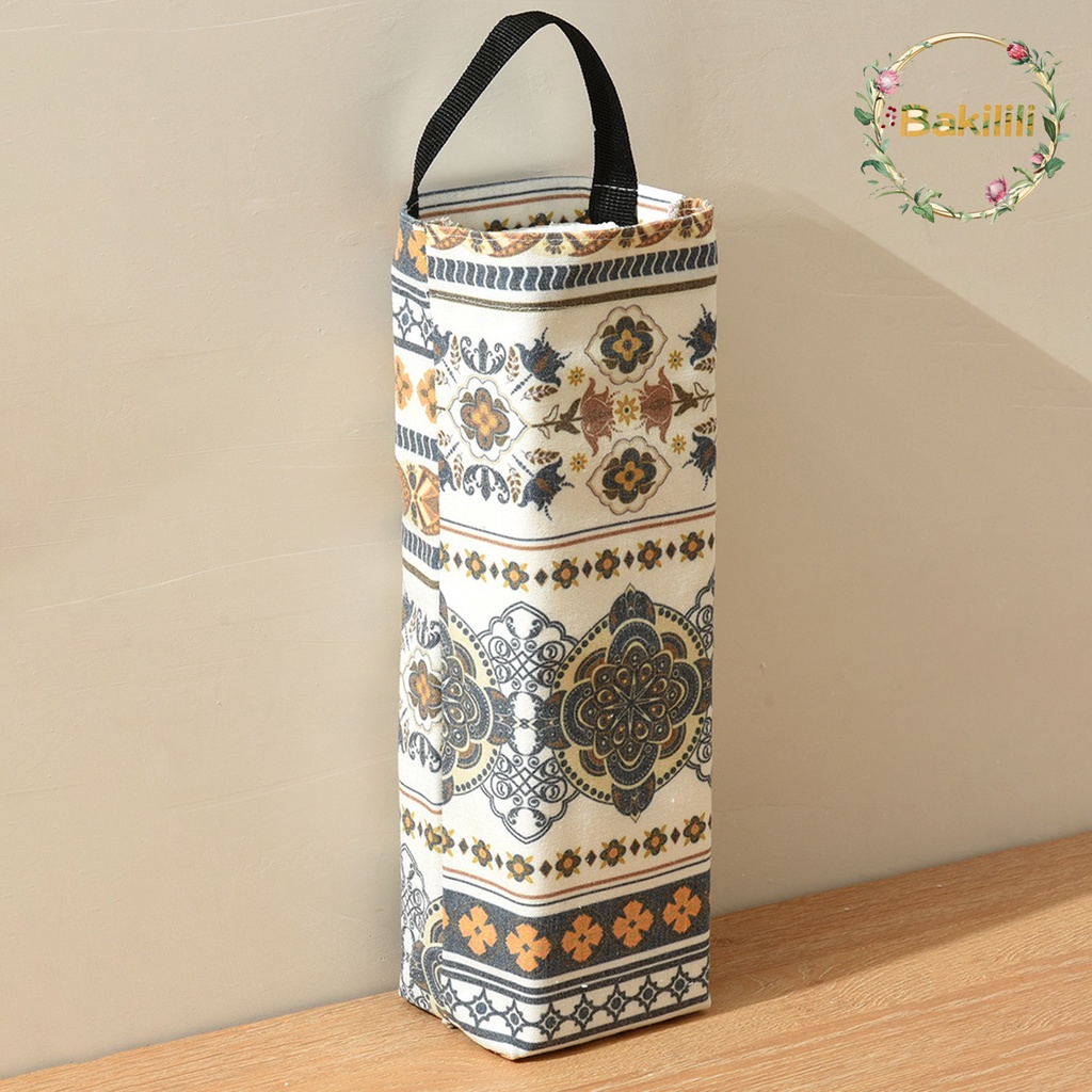 Giá Đỡ Túi Rác Treo Tường Bằng Vải Bạt Đa Năng Sức Chứa Lớn