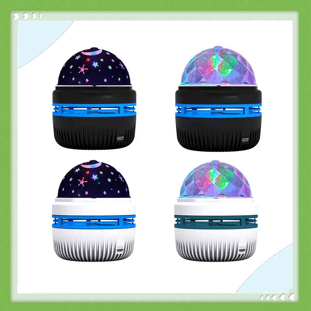 Đèn LED Chiếu Tạo Hiệu Ứng Bầu Trời Đầy Sao Xoay Được Trang Trí Phòng Ngủ Cho Bé
