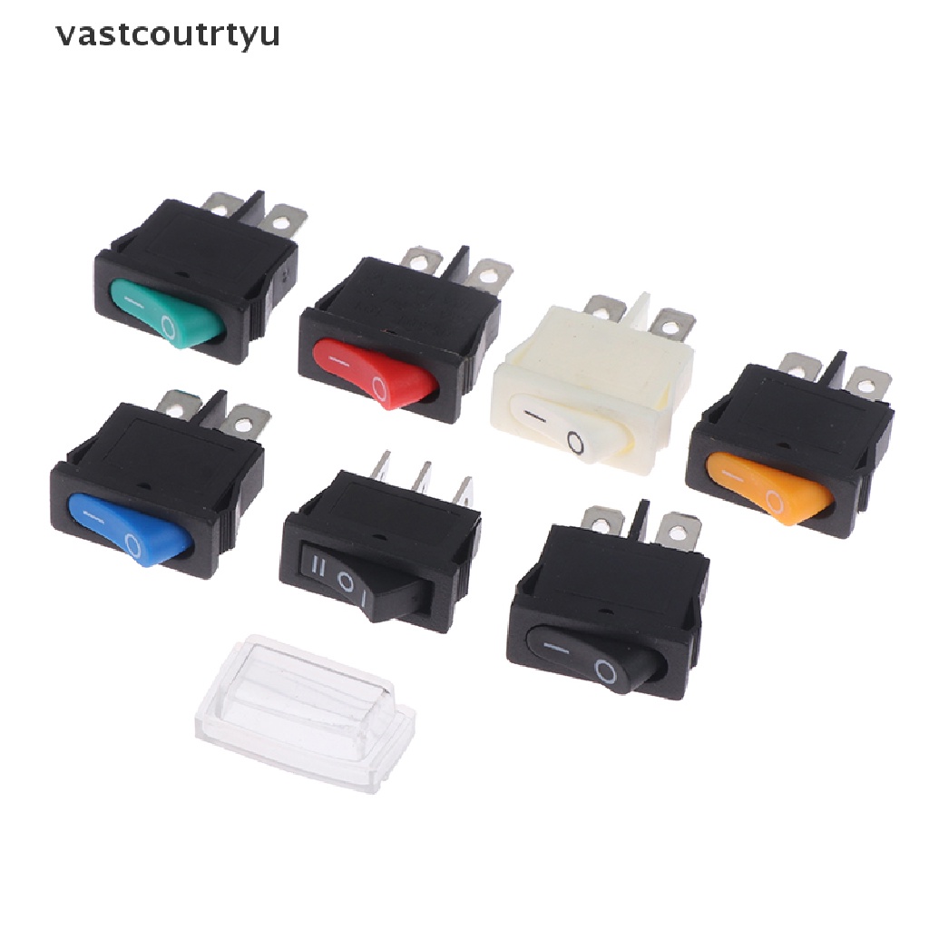 Set 5 Công Tắc Bật / Tắt KCD1-110 9.5x21mm 2 Pin Chuyên Dụng