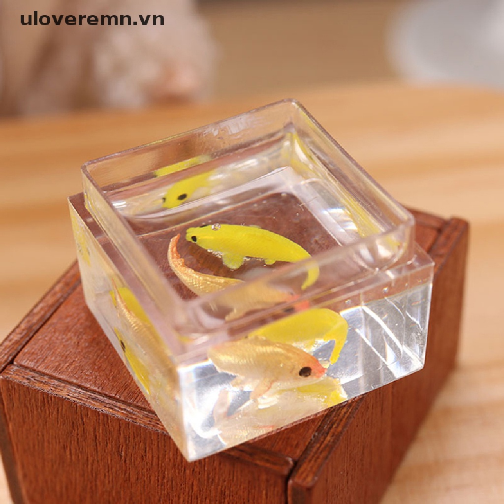 Mô Hình Cá Vàng Nhỏ Xinh Trang Trí Nhà Búp Bê DIY