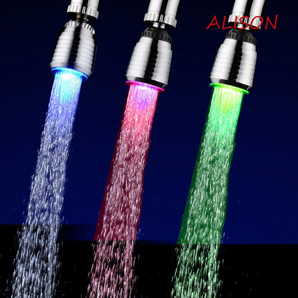 Vòi Nước Có Đèn LED Thay Đổi Màu Sắc Tự Động Không Cần Pin