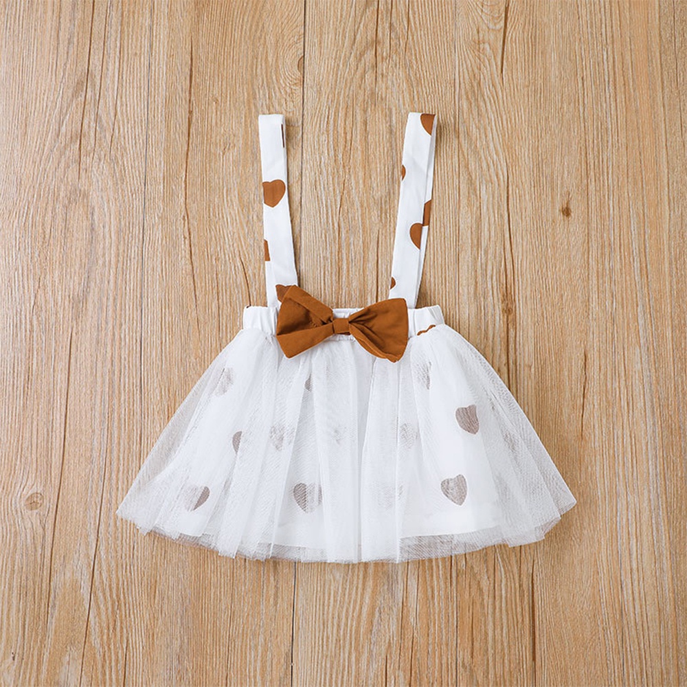 BEAR LEADER Bộ Áo Thun In Hình Bướm + Chân Váy Lưới Thời Trang Âu Mỹ 2023 Cho Bé Gái 0-3 Tuổi