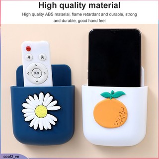 Kệ treo tường hoạt hình hộp đựng đồ hộp đựng đồ giá treo tường cắm điện thoại di động gắn điều khiển từ xa giá đỡ đa năng sạc