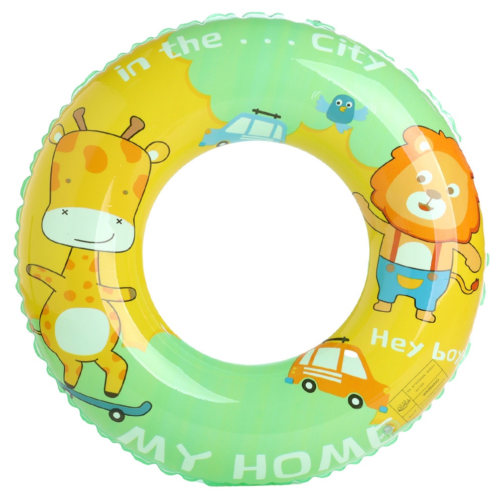 Phao Bơi Bơm Hơi Hình Tròn In Hình Phi Hành Gia Hoạt Hình Dễ Thương Cho Người Lớn Và Trẻ Em