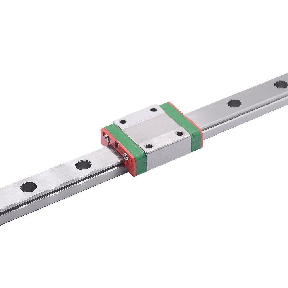 CNC phần MGN12 100 200 300 350 400 450 500 600 800mm tuyến tính thu nhỏ đường ray trượt 1 cái MGN12 tuyến tính hướng dẫn + 1 cái MGN12H vận chuyển