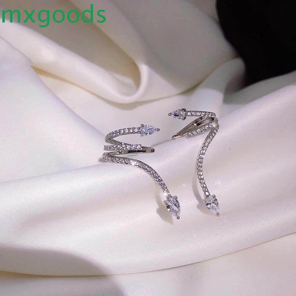 Khuyên Tai Dạng Kẹp Hình Rắn Phong Cách Hip Hop Thời Trang Cho Nữ