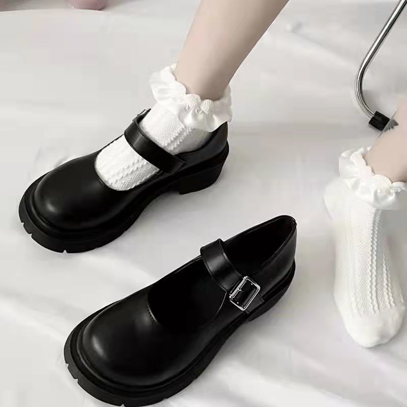 UOUO  Giày Sandal Cao Gót Mũi Tròn Đế Dày Chống Thấm Nước Cho Búp Bê Barbie Thanh lịch Trendy Phong cách Phong cách SL220258 37Z230910