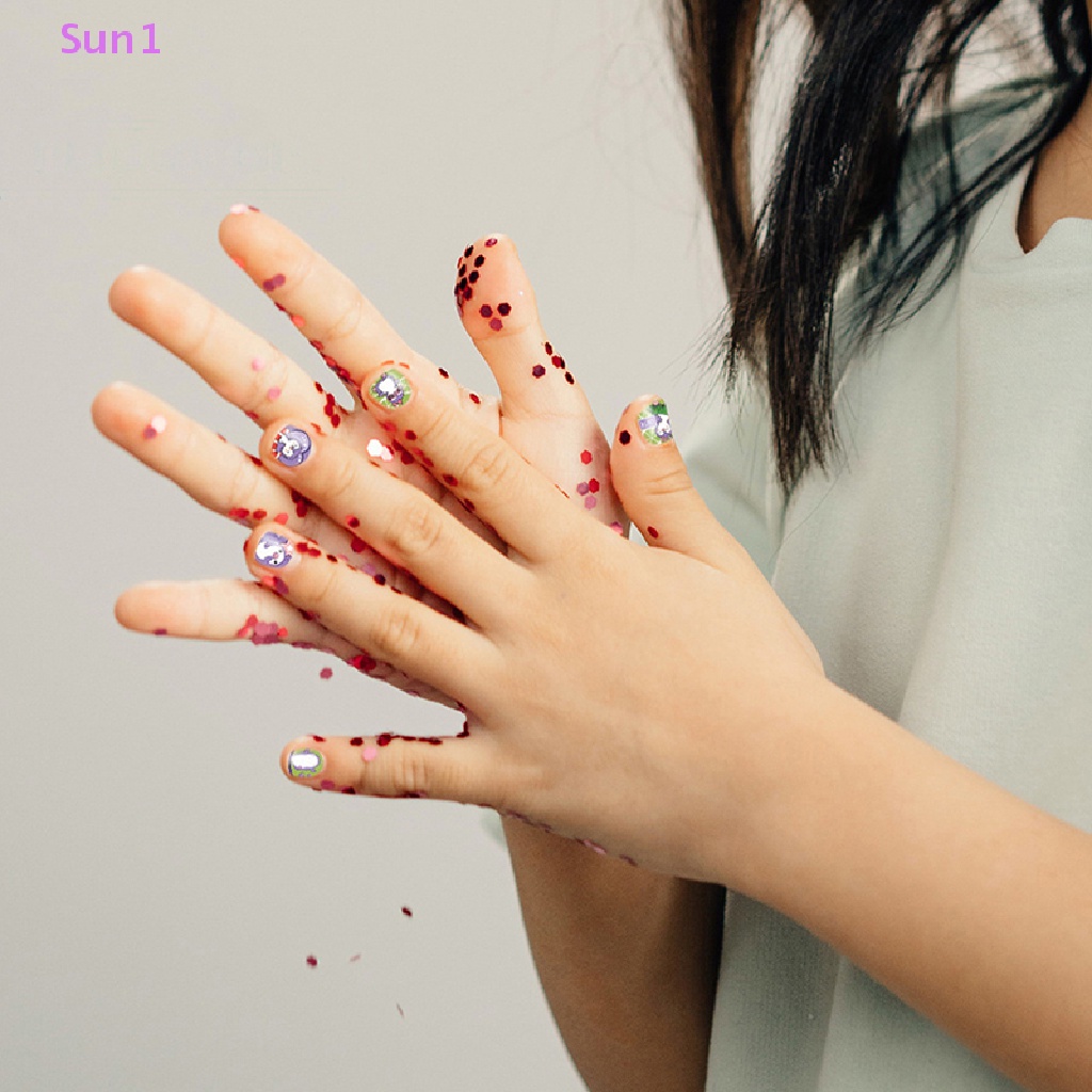 Sticker Dán Móng Họa Tiết Hoạt Hình Động Vật 3D Đáng Yêu Dành Cho Trẻ Em