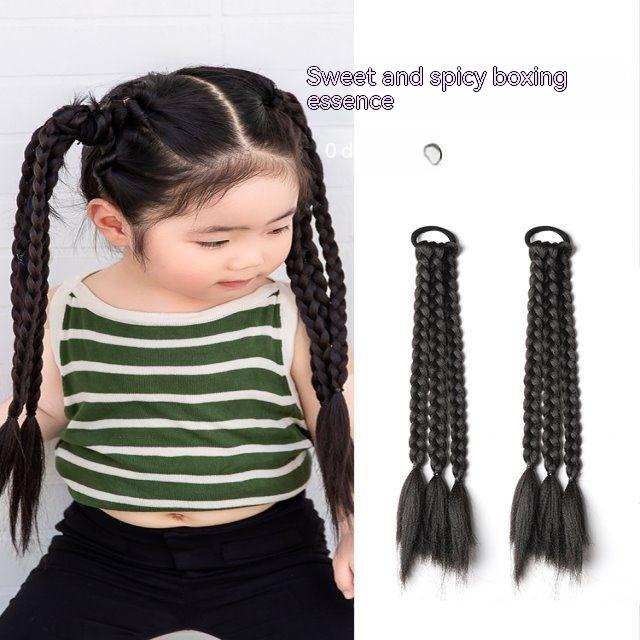 Tóc Giả Thắt Bím Đuôi Ngựa Phong Cách Trung Hoa Mới