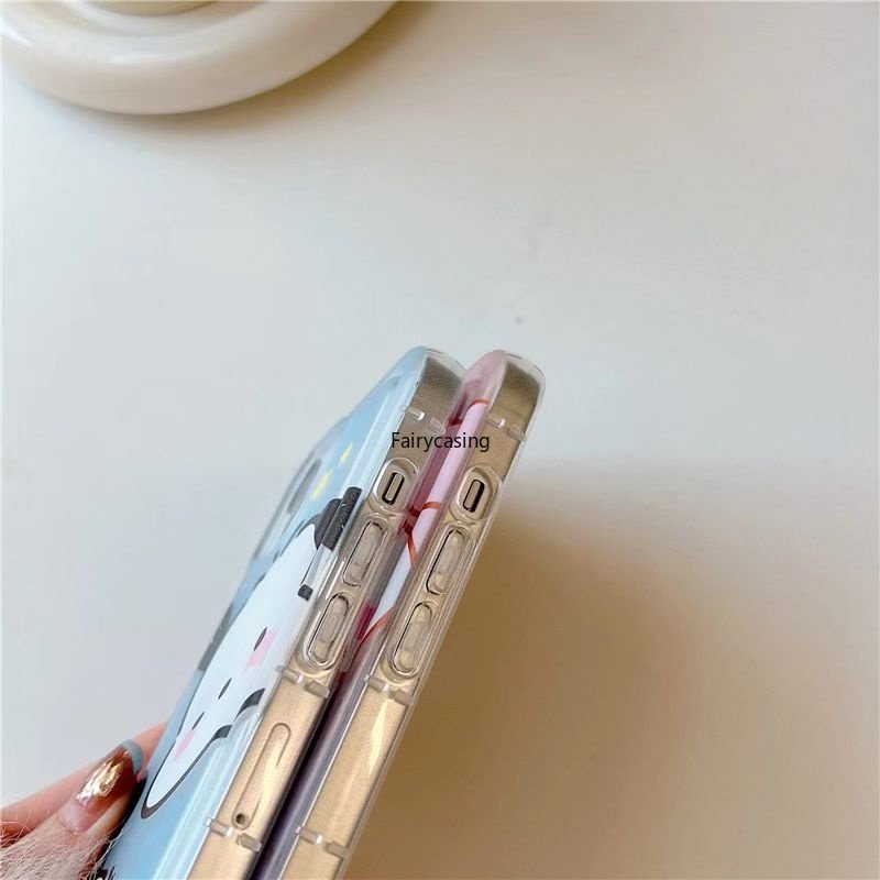 Ốp Điện Thoại Silicon Chống Sốc Họa Tiết Chú Cún Dễ Thương Dành Cho iPhone 14 13 12 11 Pro Max XR X XS 7 8 Plus