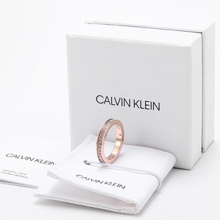 Nhẫn cặp đôi Calvin Klein Hook Rose Gold Ring - Nhẫn CK Authentic, thẻ tag, bill check Code