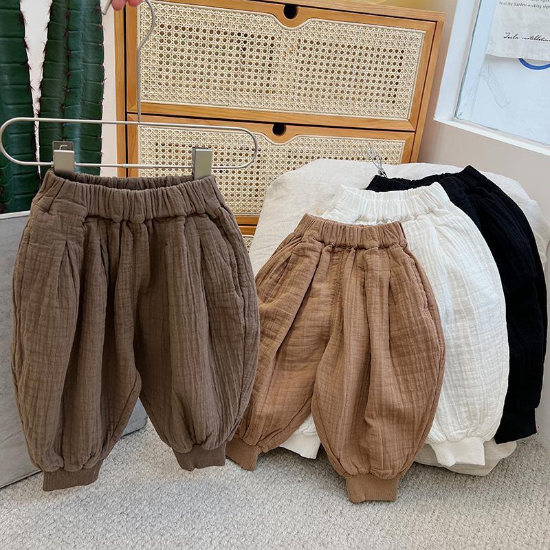 Quần Legging Dáng Rộng Màu Sắc Đơn Giản Thời Trang Mùa Xuân Theo Phong Cách Hàn Quốc Cho Bé