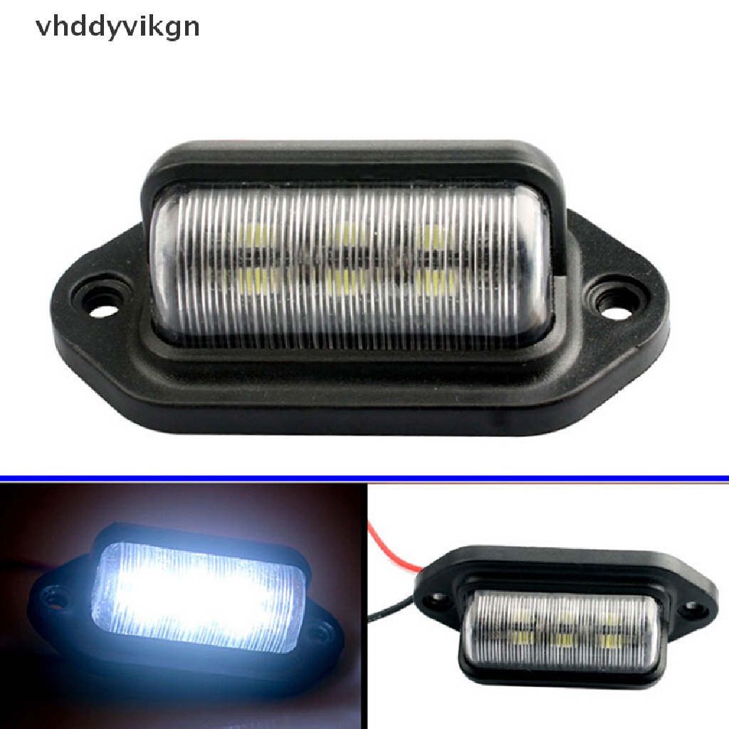 1 Đèn LED 6 Bóng 12V Chống Nước Gắn Biển Số Xe Hơi, Xe Tải, Tàu Thuyền
