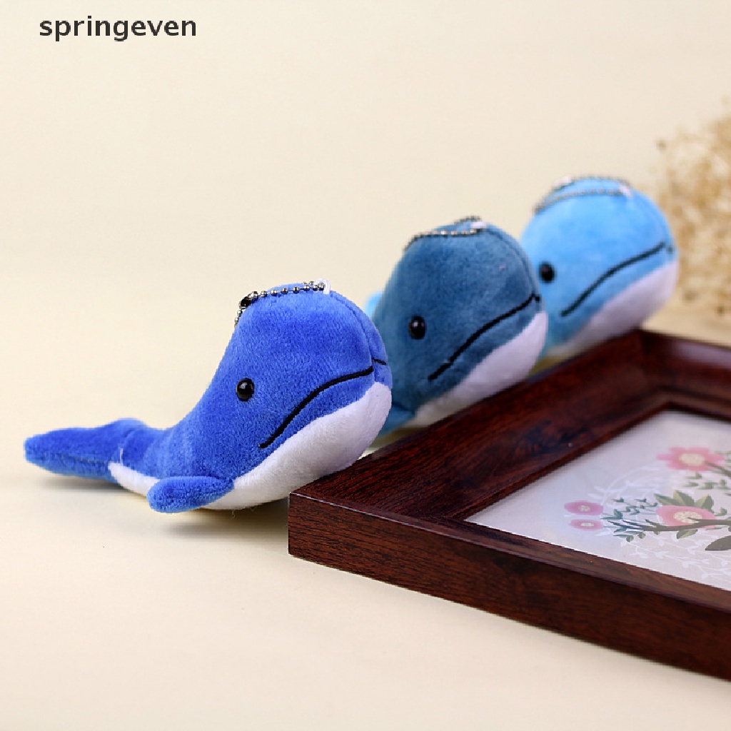 Cá Voi Nhồi Bông Mềm Mại Trang Trí Móc Khóa