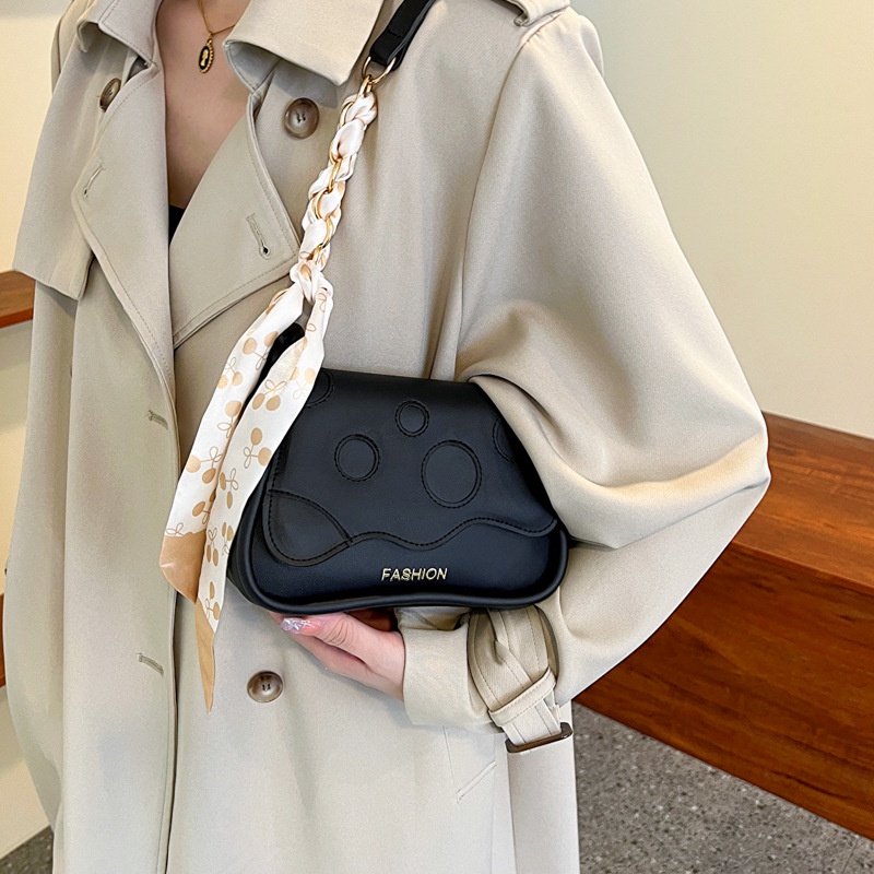 MISCHA Túi Đeo Vai Thiết Kế Đơn Giản Thời Trang Theo Phong Cách Hàn Quốc Cho Nữ