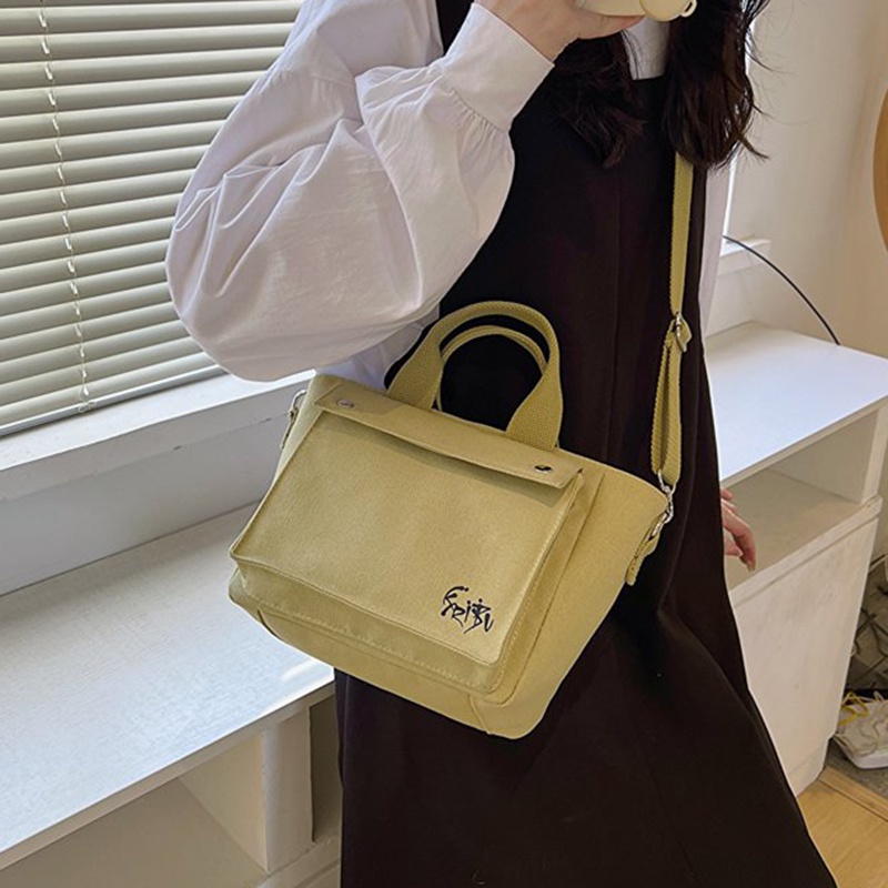 Túi Đeo Chéo Vai Bằng Vải Thời Trang Sành Điệu Cho Nữ