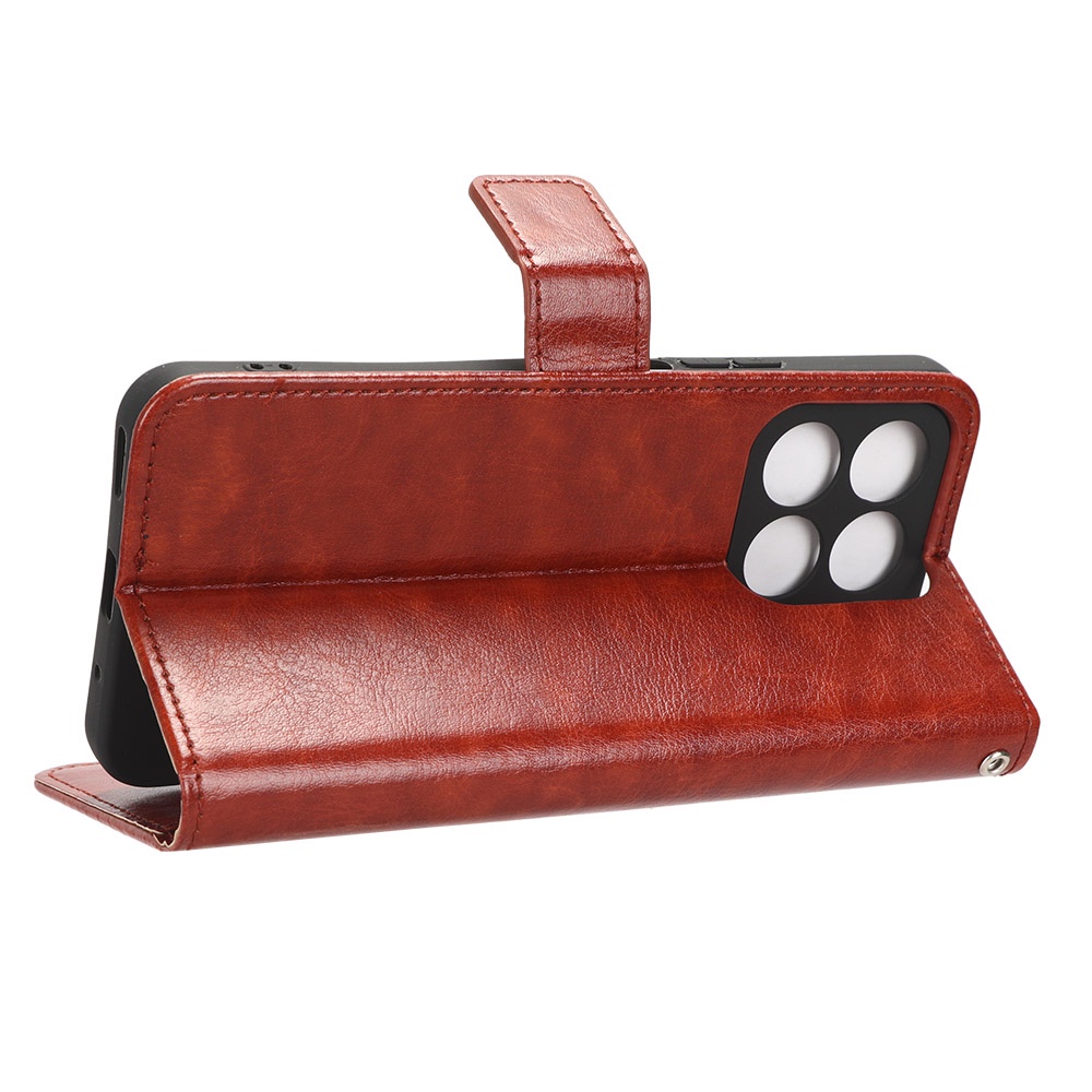 Ốp Điện Thoại Da PU Kiểu Ví Đế Lật Có Đế Cho Honor X8A Honor X8A