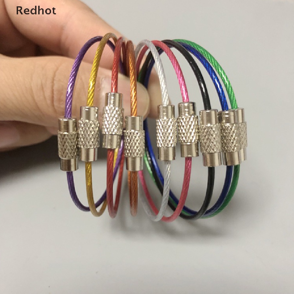 Bộ 10 Dây Móc Chìa Khóa Bằng Thép Không Gỉ Tiện Dụng