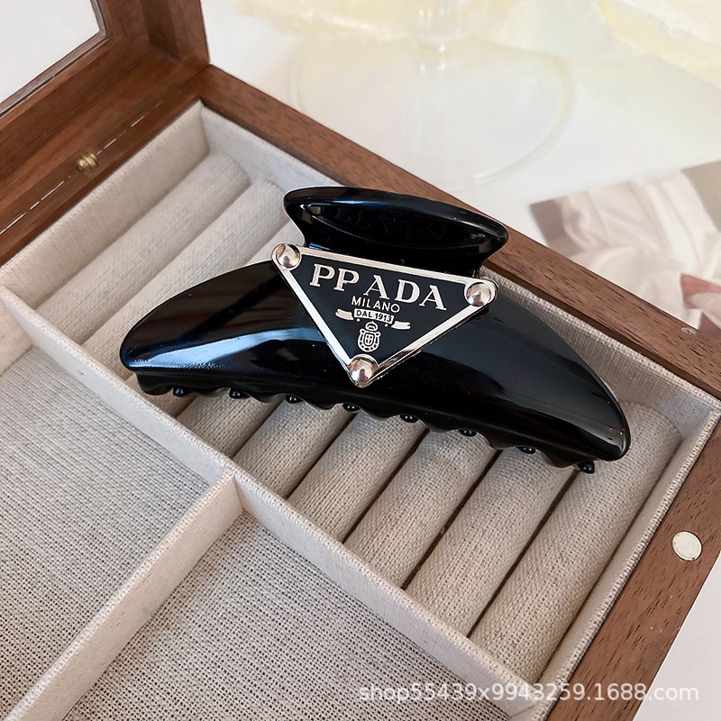 Kẹp Tóc Màu Đen Thời Trang Hè Cao Cấp Cho Nữ