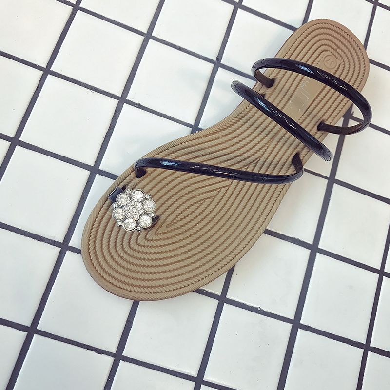 Dép Sandal Đính Đá Thời Trang Mùa Hè Thoải Mái Dành Cho Nữ