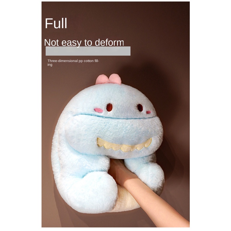 Gối Giữ Ấm Tay Hình Khủng Long Nhồi Bông Ba Trong Một