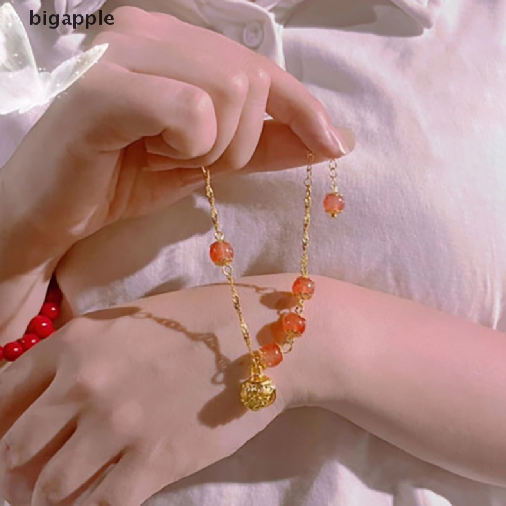 Bigapple Mới Vòng Tay Ngọc Bích Nhân Vật Fu Nhỏ Tinh Tế May Mắn Dễ Phối Đồ Thời Trang Sáng Tạo Phù Hợp Làm Quà Trang Sức Tiệc Rd