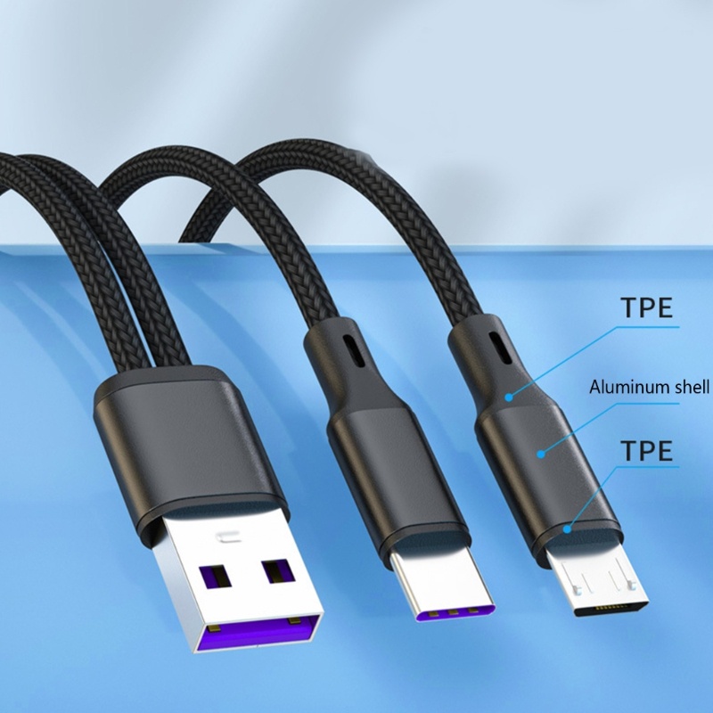 Dây Cáp Sạc USB Loại C 2 Trong 1 Siêu Bền Tiện Dụng