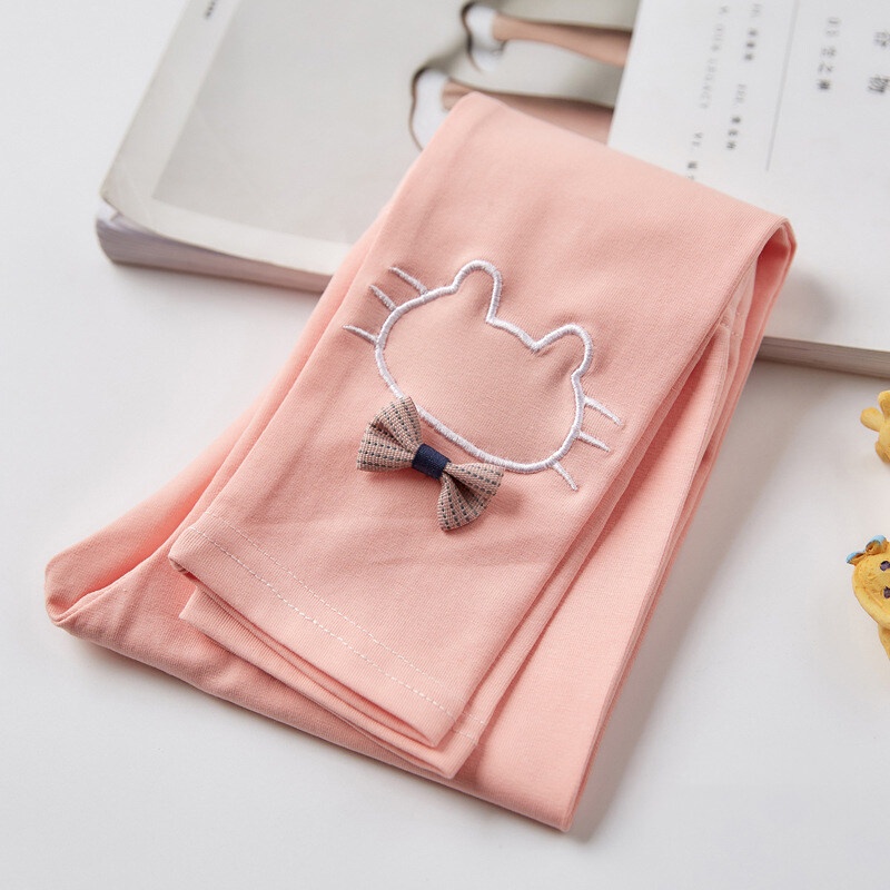 WO·WO Quần Legging cotton Thoải Mái Cho Bé Gái