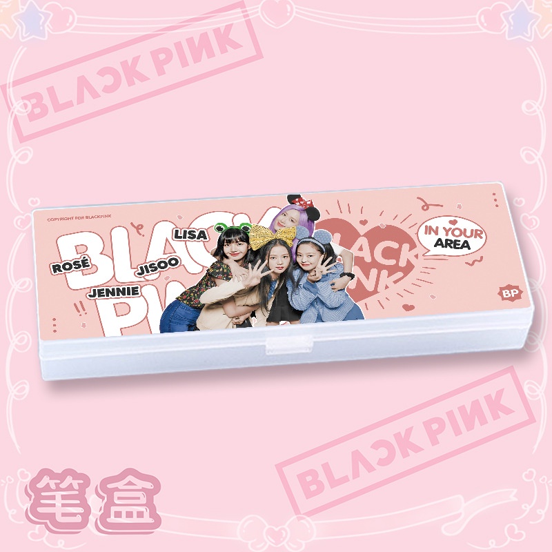 Hộp Bút In Hình Blackpink Lisa Jisoo Jennie Ros Lalisamanoban Dễ Thương Cho Bé Gái