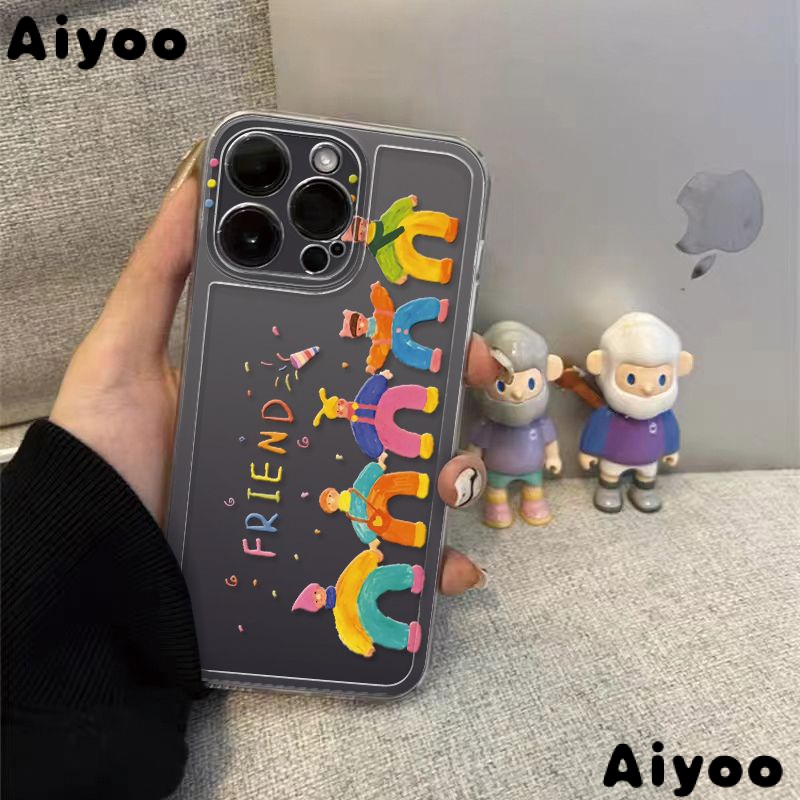 ✅Ốp Điện Thoại Mềm Trong Suốt Họa Tiết Cá Heo Cho iPhone14Promax 11 13 / 12 xr / s7 / 8Plus