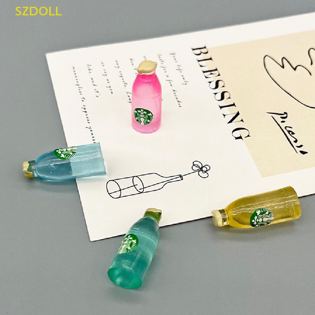 Set 5 Ly Uống Cà Phê Mini Trang Trí Phong Cảnh Nhà Búp Bê