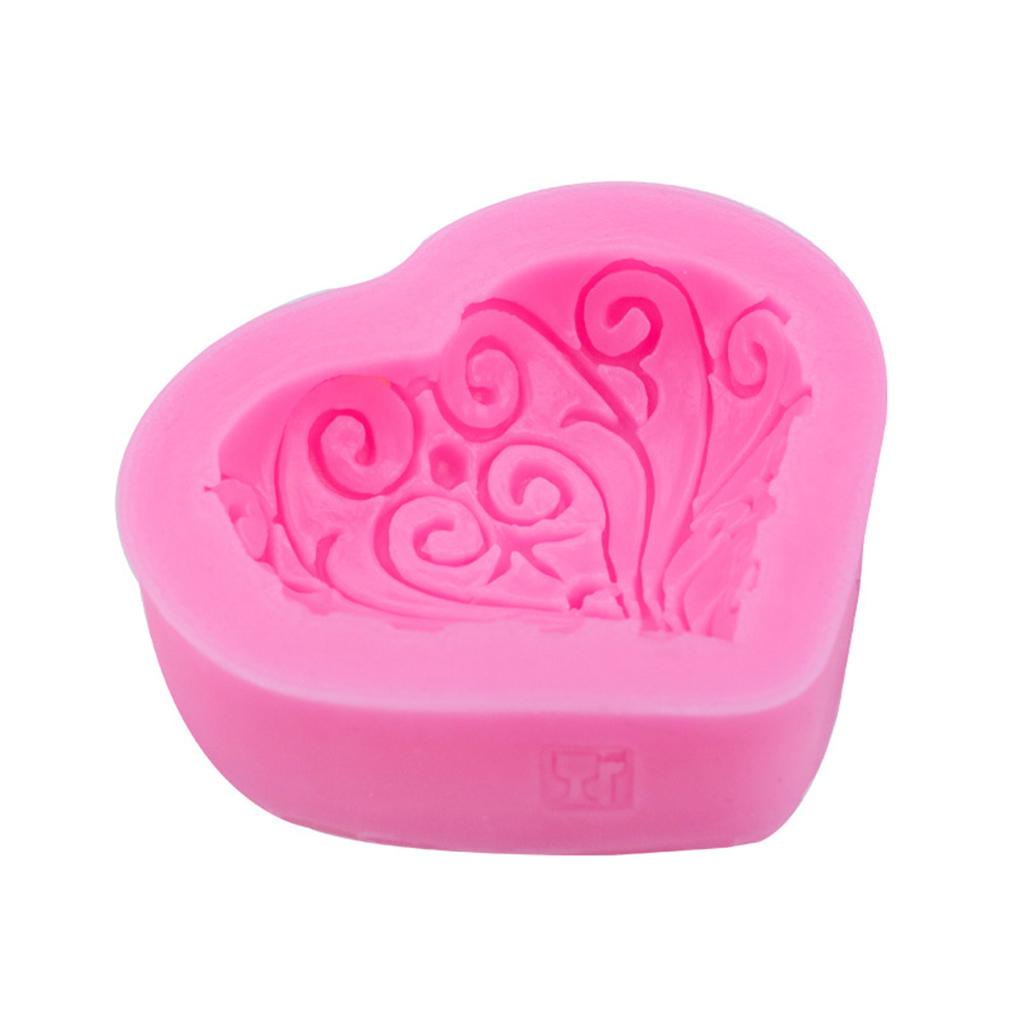 Khuôn Silicone Làm Bánh Hình Trái Tim Lãng Mạn