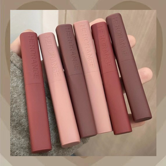 Ineyoo® Son Lì Chống Nước Chất Son Mịn Như Nhung 3.5g