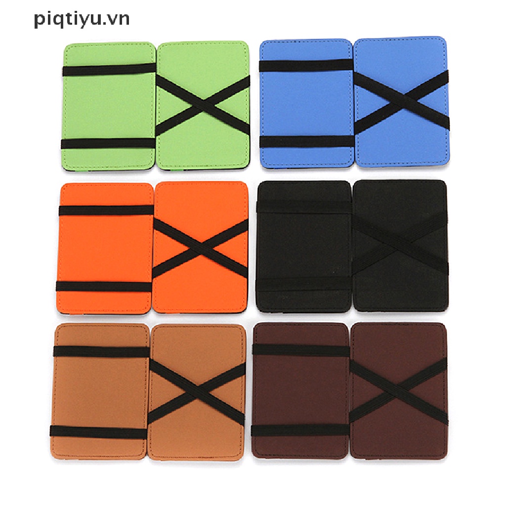 1 Kẹp Tiền / Thẻ Cỡ Nhỏ Bằng Nhựa PP Thời Trang Cho Nam