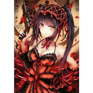 Poster date a live khổ a4 có đề can dán