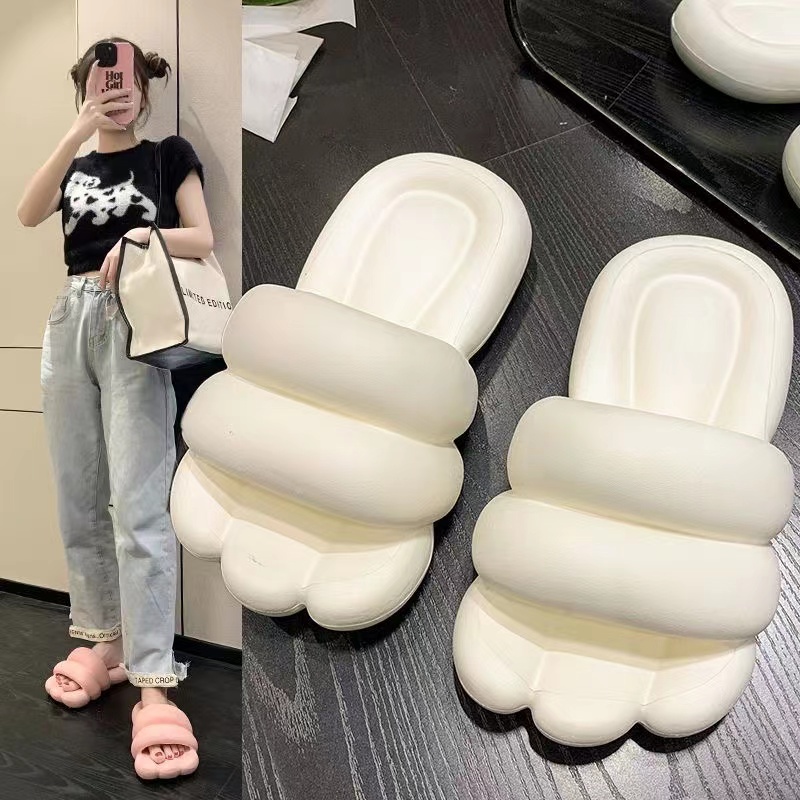 Dép Đi Trong Nhà Bằng EVA Đế Dày Mềm Mại Chống Trượt In Họa Tiết Hoạt Hình Dễ Thương Cho Nam Và Nữ