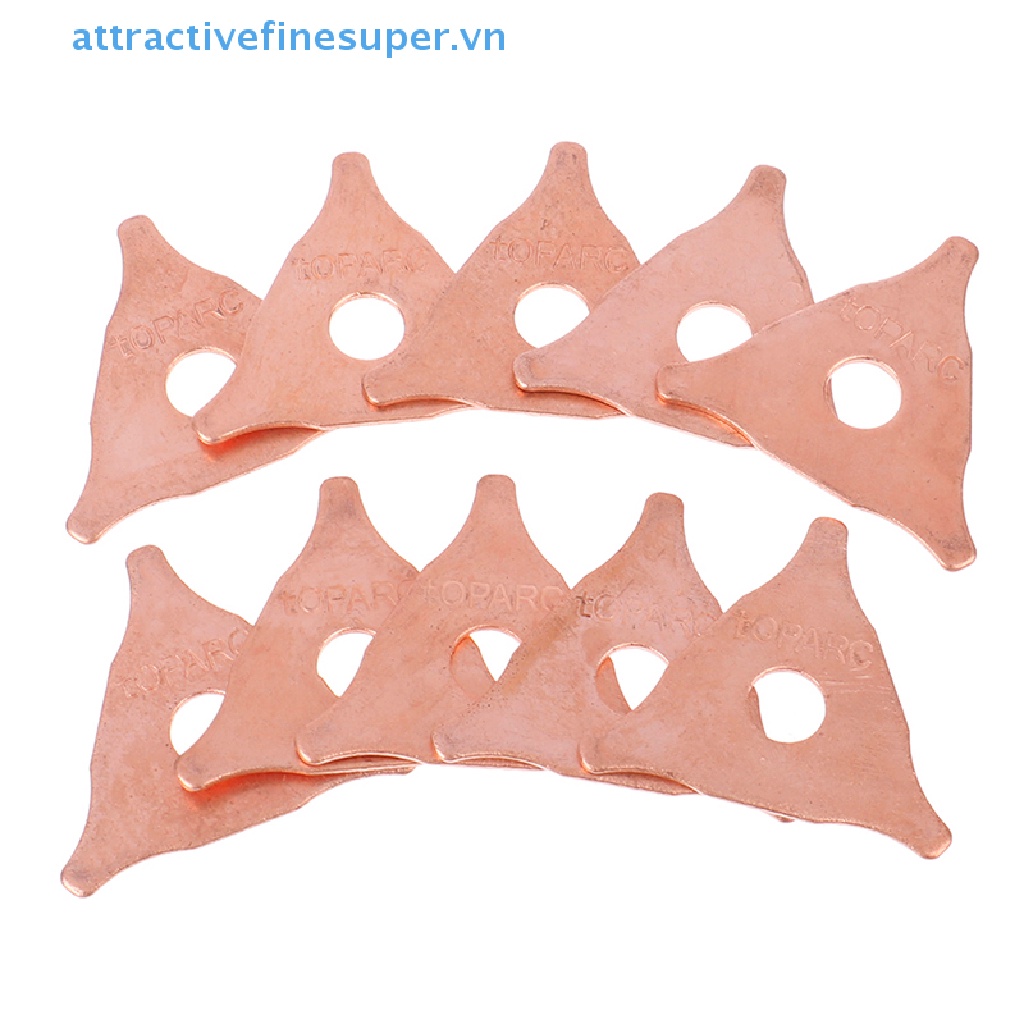 10 Miếng Đệm Vệ Sinh Vết Lõm Xe Hơi Hình Tam Giác