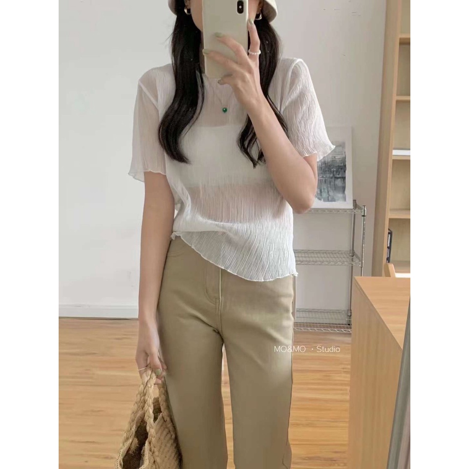 Set áo voan kèm quây hot trend mã AoVoanHotred500