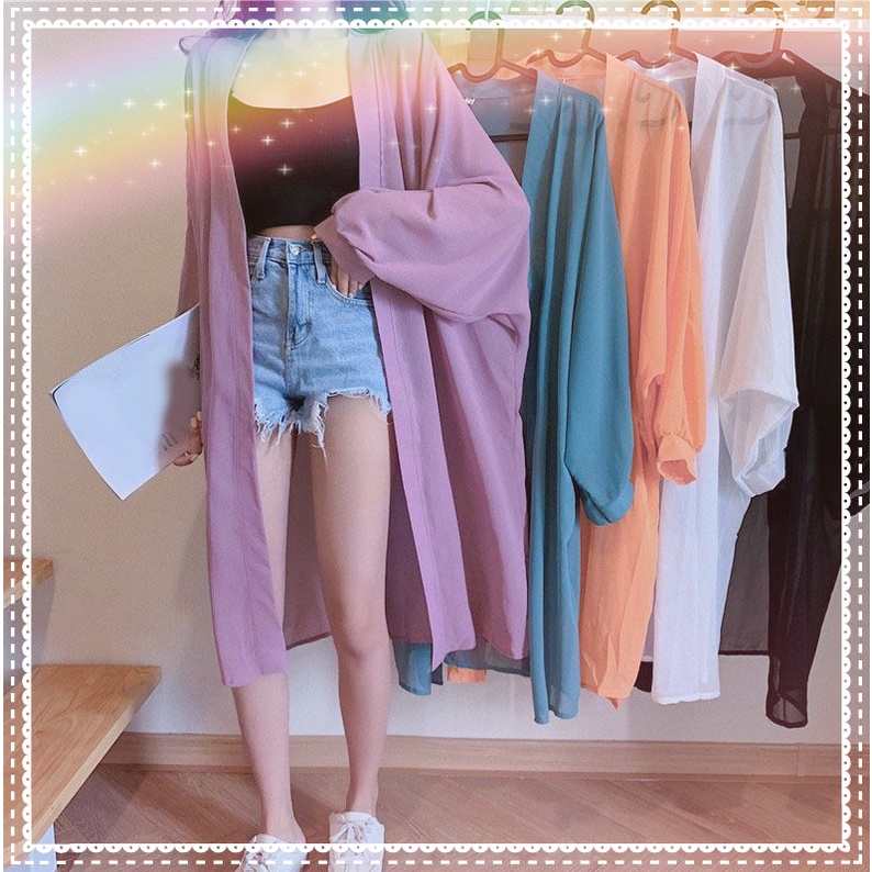 Áo Sơ Mi Chiffon Dáng Rộng Phong Cách Hong Kong Cổ Điển Thời Trang Mùa Hè Hàn Quốc Hàng Mới 2023