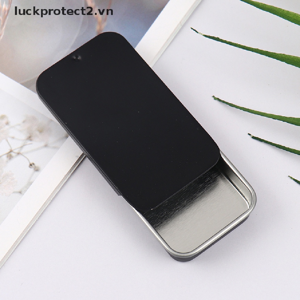 Hộp Thiếc Mini Hình Chữ Nhật Đựng Thuốc / Trang Sức / Kẹo Tiện Dụng Cho Đám Cưới