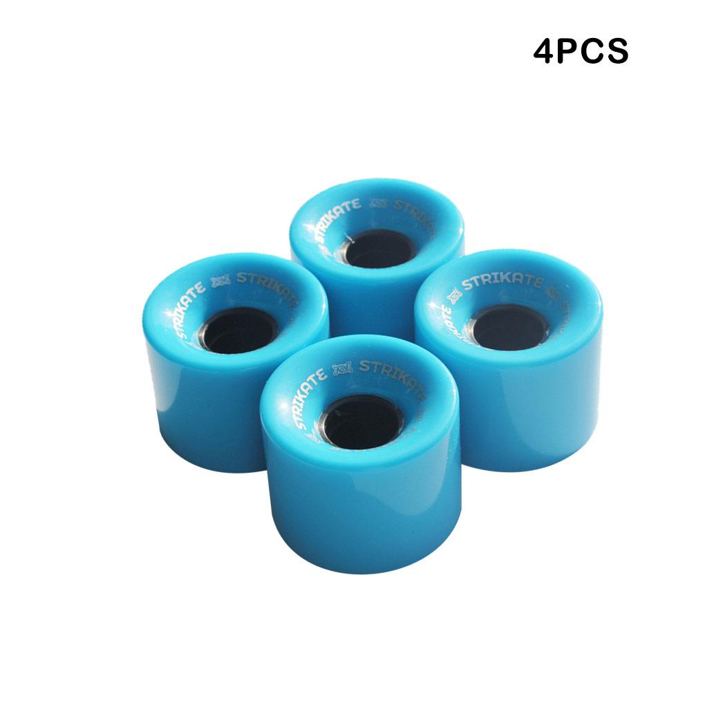 Set 4 Bánh Xe PU Thay Thế Cho Ván Trượt Chuyển Động Chống Mài Mòn