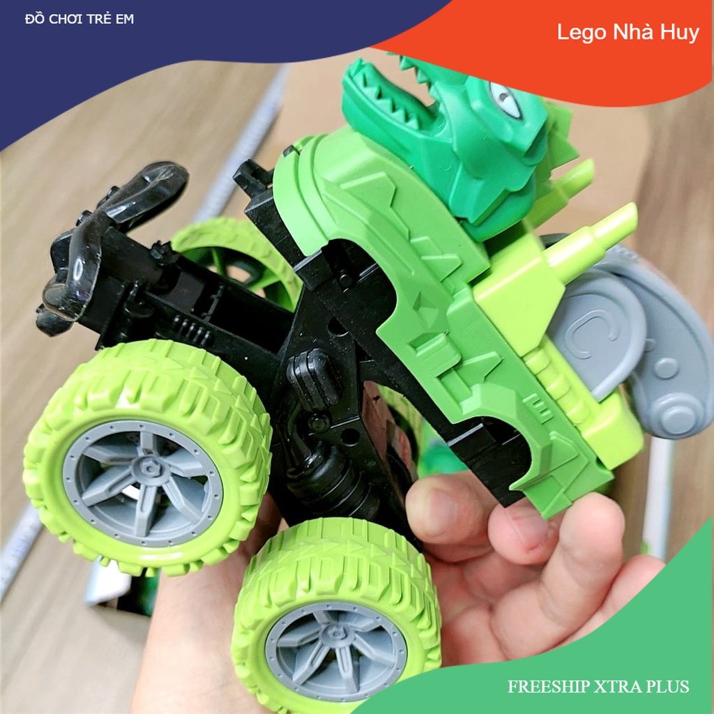 Xe ô tô đầu khủng long chạy đà - Sản phẩm đồ chơi cho bé vô cùng ấn tượng