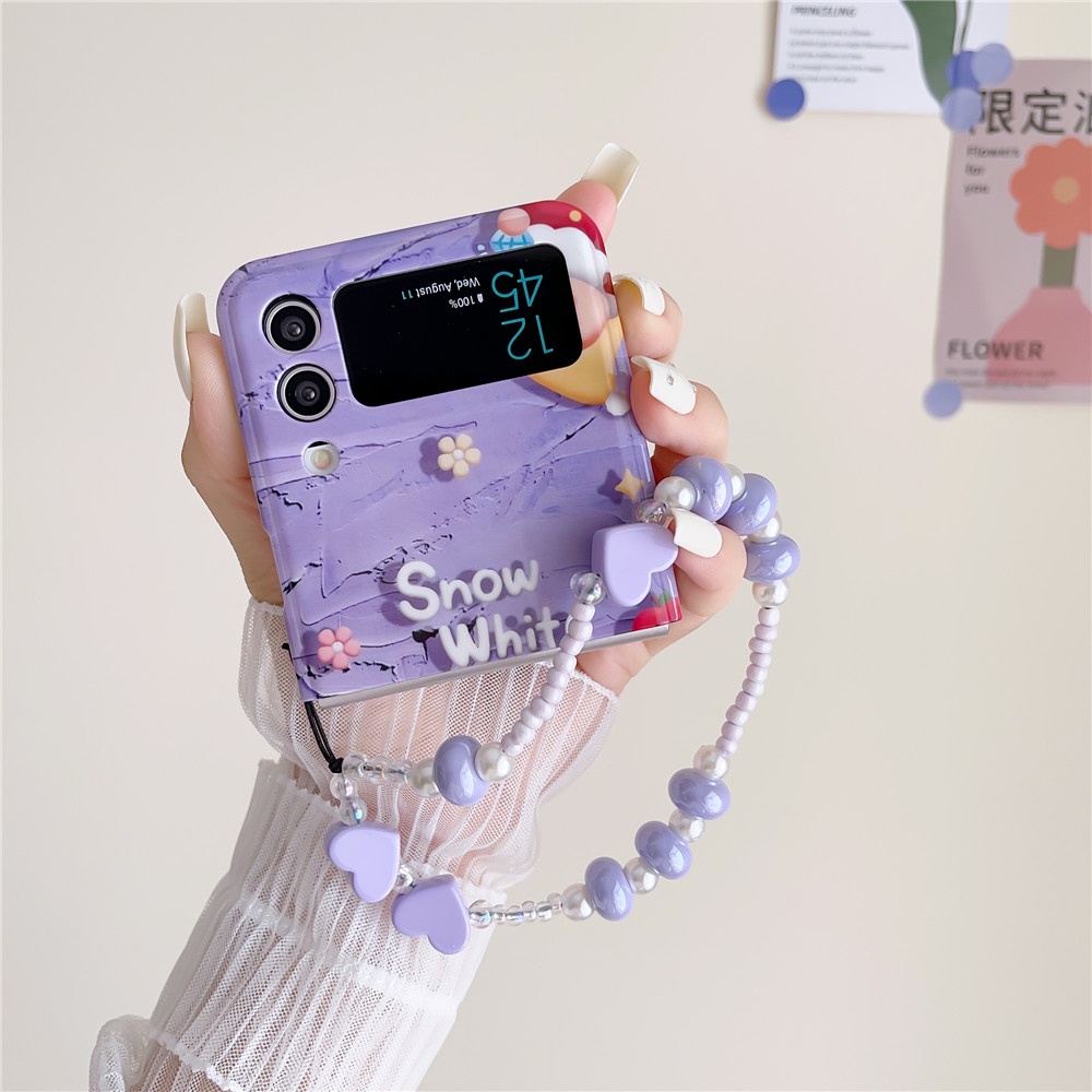 Ốp Điện Thoại Silicon Dẻo Họa Tiết Hoạt Hình Công Chúa Dễ Thương Cho Samsung Galaxy Z Flip 4 Z Flip 3 Zflip 3 Z Flip 4 Flip 3