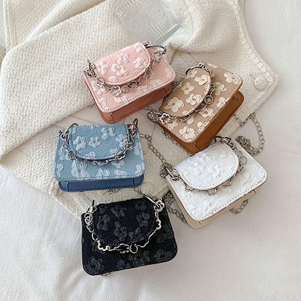 BSUNS Túi Đeo Chéo Mini Phối Dây Xích Thời Trang Cá Tính Trẻ Trung