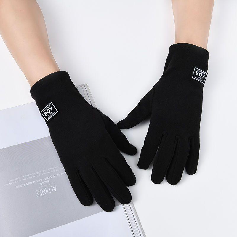 Găng tay lái xe Nỉ chống nắng, giữ ấm mùa đông có thể chạm màn hình Cảm ứng Sang trọng cho Nam Nữ